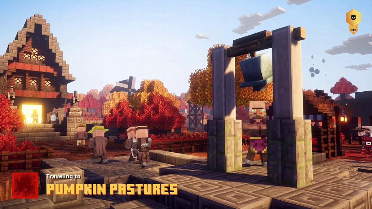'Video thumbnail for Minecraft Dungeons (Pumpkin Pastures) - 10 Minutes of Gameplay'
