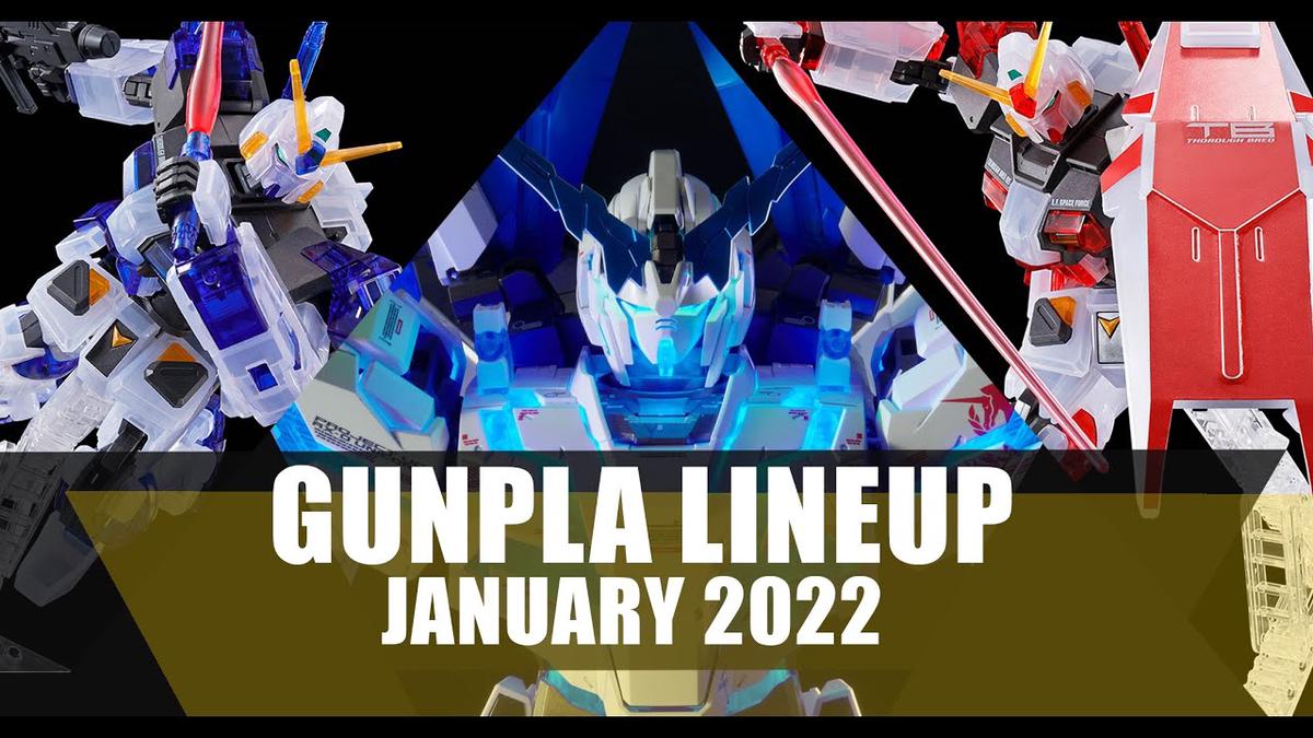 'Video thumbnail for GunPla Lineup January 2022'