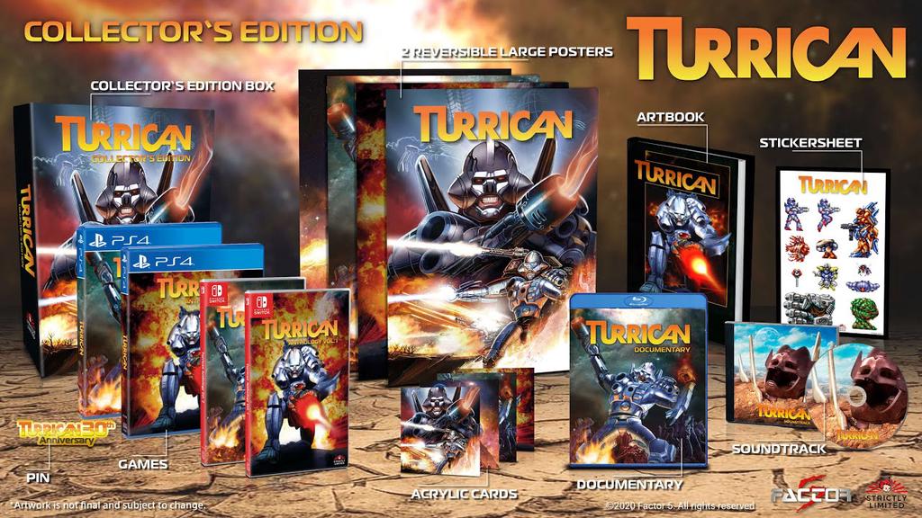 'Video thumbnail for Turrican 30th Anniversary | Turrican Anthology + Collector's Edition Trailer'