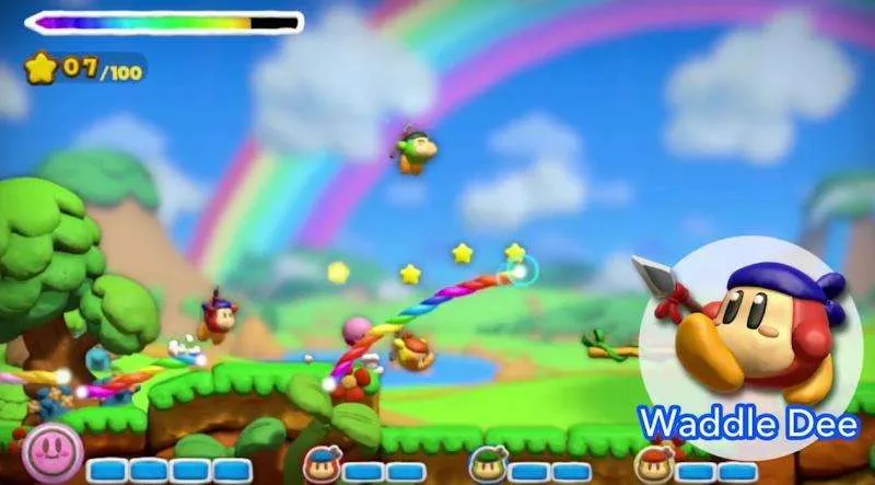 Kirby Rainbow Curse - Multiplayer