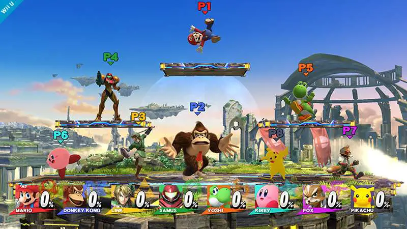 Super Smash Bros Wii U - Eight Man Melee
