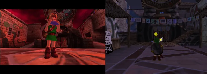 Legend of Zelda Majoras Mask 3D - Clock Town