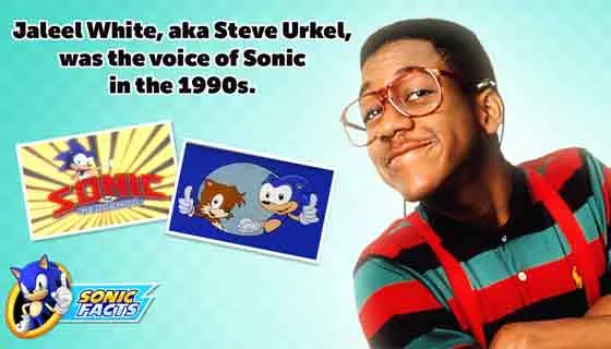 Remember the 90s Sonic Cartoons? Steve Urkel Actor Jaleel White Voiced Sonic