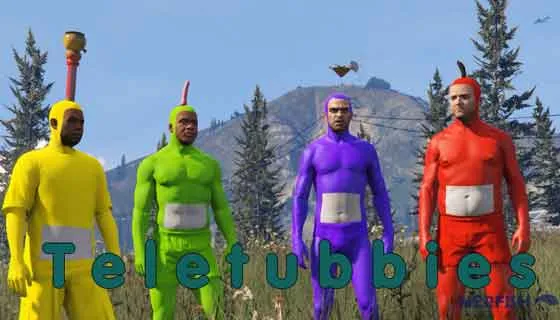 Teletubbies Recreated in Grand Theft Auto V