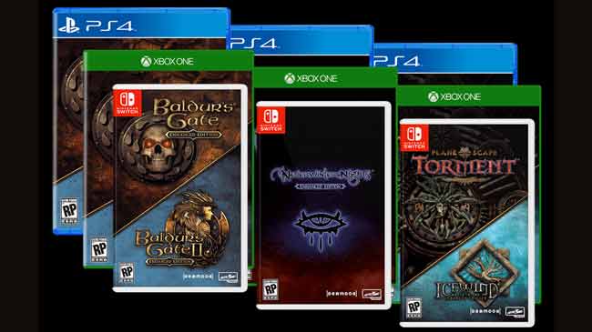 D&D classics Baldur’s Gate 1&2, Planescape, Icewind Dale launch on consoles