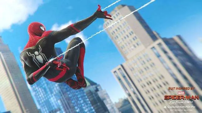 Free Spider-Man: Far From Home suits added to Marvel’s Spider-Man on PS4