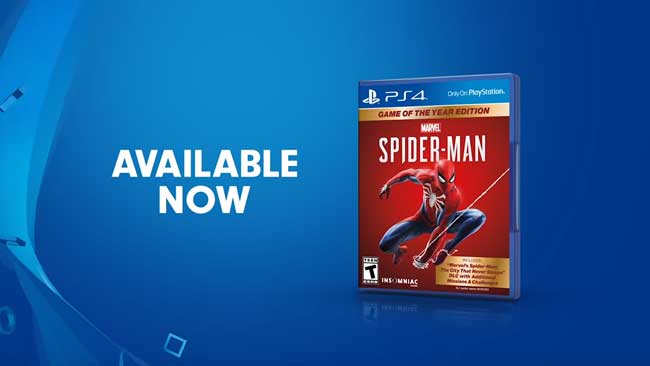 Marvel’s Spider-Man: Game of the Year Edition launches on PS4