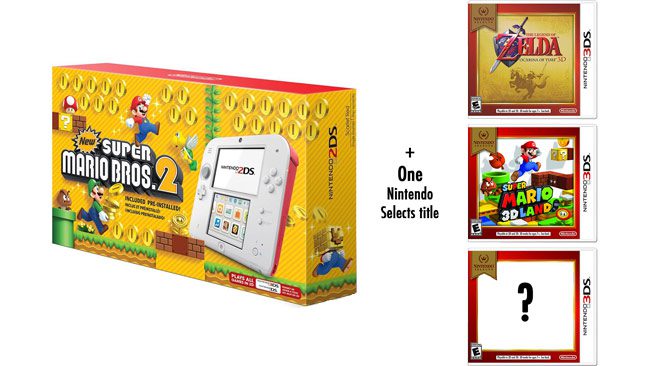 GameStop giving away free 3DS game with New Super Mario Bros. 2DS Bundle