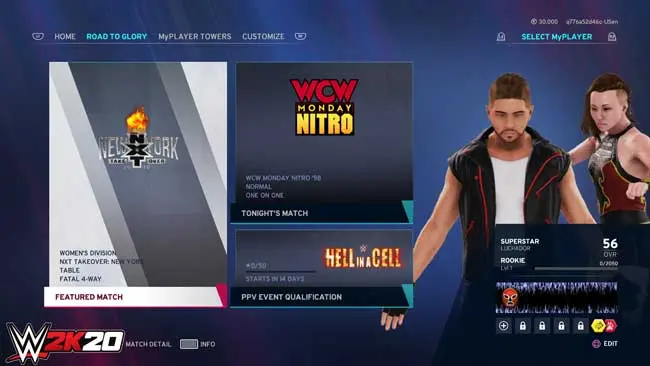 WWE 2K20 will feature an online lobby system, daily match challenges