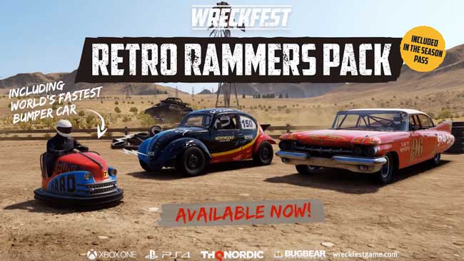 Wreckfest DLC adds tailfin, buggy, and bumper car