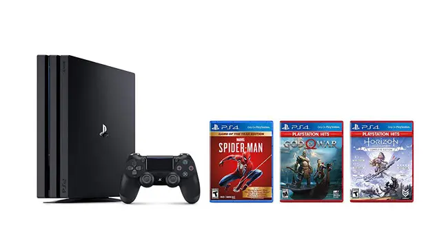 Cyber Monday Bundle: PS4 Pro, Spider-Man, God of War, Horizon Zero Dawn for $300