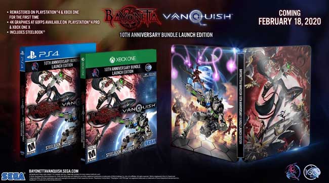 Bayonetta & Vanquish 10th Anniversary Bundle launches