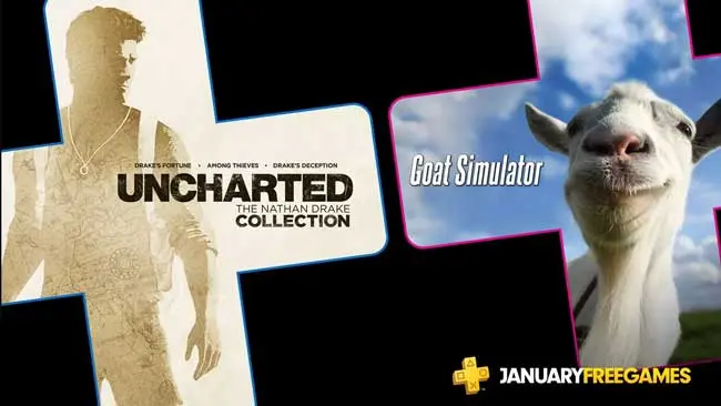 PlayStation Plus January 2020: Uncharted Nathan Drake Collection, Goat Sim