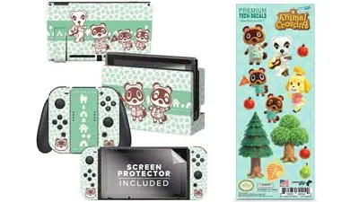 Deck out your Switch with Animal Crossing: New Horizons skins and decals