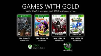 Batman: The Enemy Within, Shantae headline Xbox Live Games with Gold in March