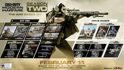 Call of Duty: Modern Warfare Season Two begins tomorrow