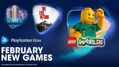 PlayStation Now adds The Evil Within, LEGO Worlds, and Cities: Skylines