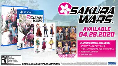 Sega reveals Sakura Wars Launch Edition extras
