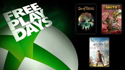 Xbox Free Play Days features Sea of Thieves, Assassin’s Creed: Odyssey, and Smite