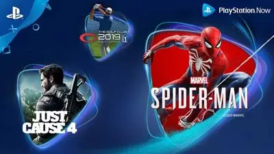 PlayStation Now adds Marvel’s Spider-Man, Just Cause 4, The Golf Club 2019