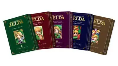 Legend of Zelda: Legendary Edition manga box set comes with five hardcover books
