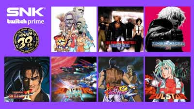 Seven classic SNK games will soon be free on Twitch Prime