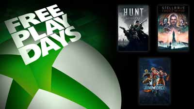 Xbox Free Play Days: Hunt Showdown, Jump Force, Stellaris: Console Edition