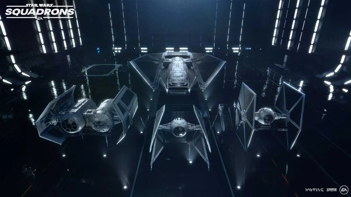 Star Wars: Squadrons TIE fighters