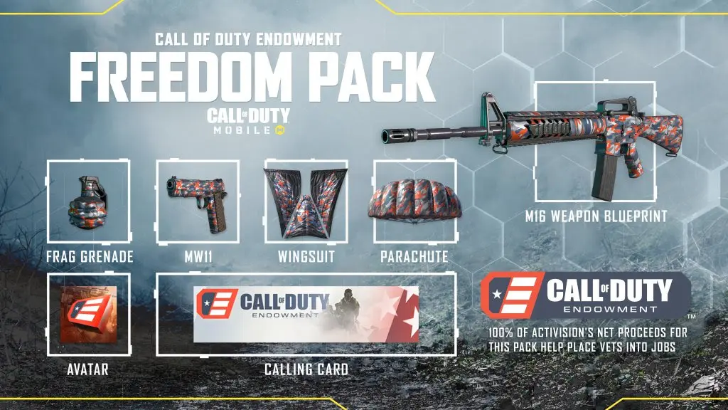 Call of Duty Mobile Endowment Freedom Pack