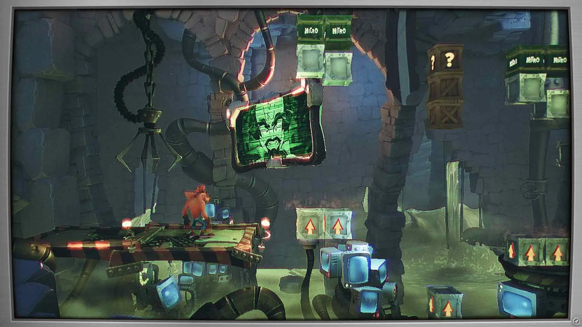 Crash Bandicoot 4: It's About Time flashback level screenshot