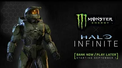 Halo Infinite Monster Energy promo rewards players with XP, Xbox Series X, and more