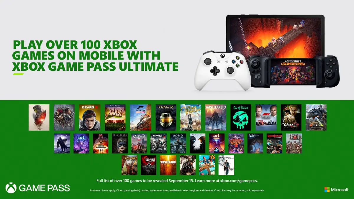 Xbox Game Pass Ultimate Android via Project xCloud
