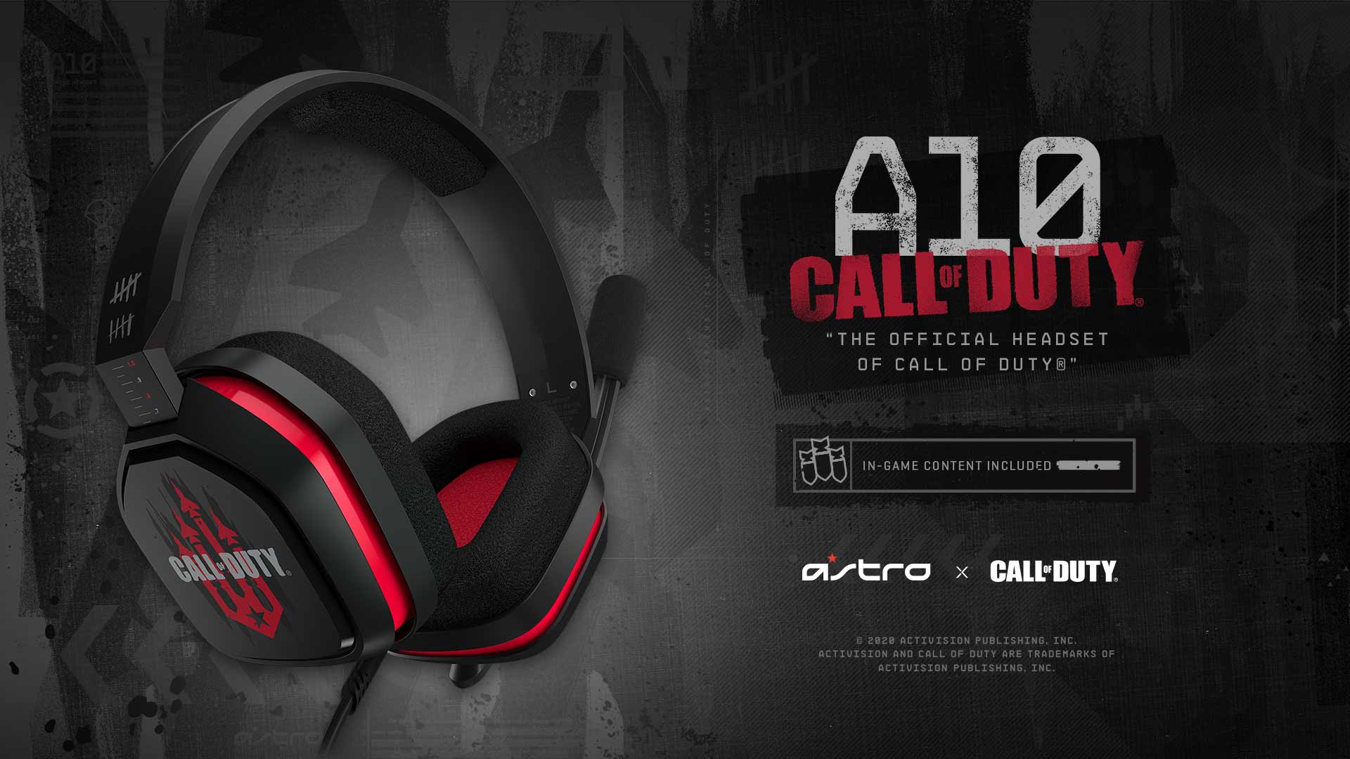 Astro Gaming Call of Duty: Black Ops Cold War A10 headset