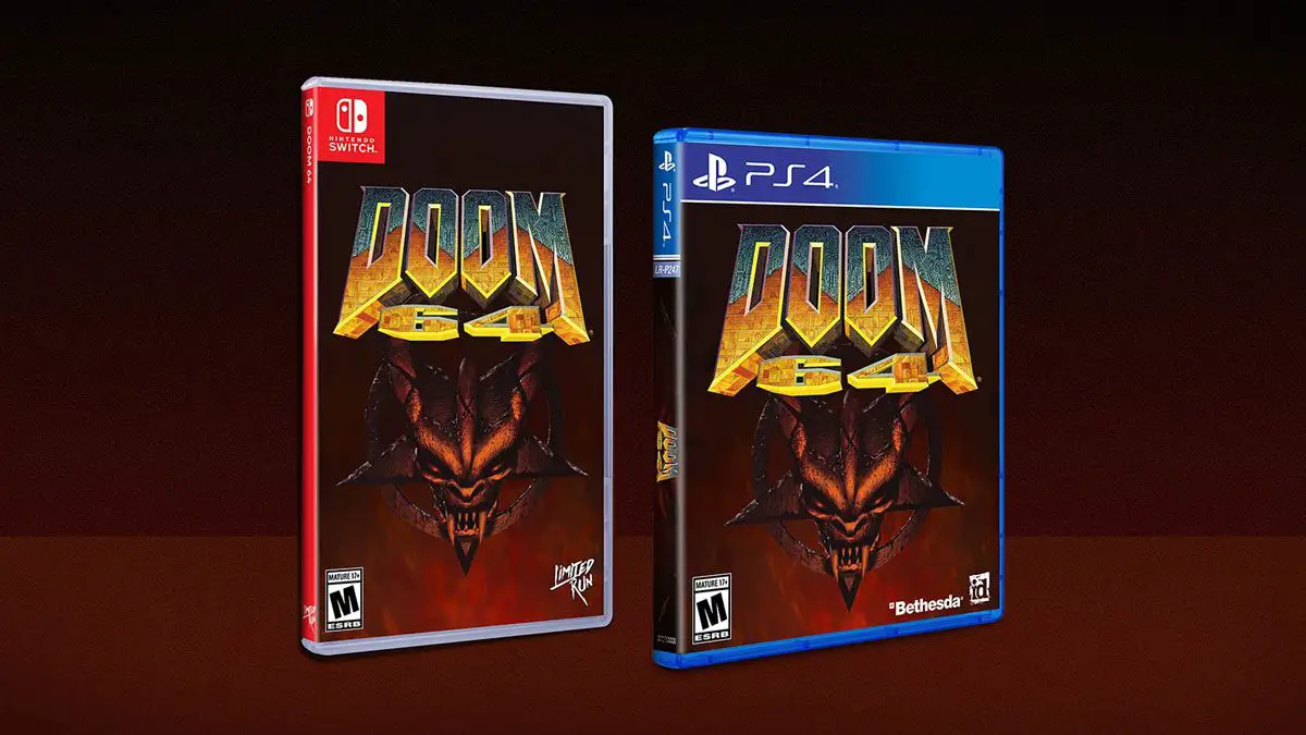Doom 64 PS4 Nintendo Switch cover art
