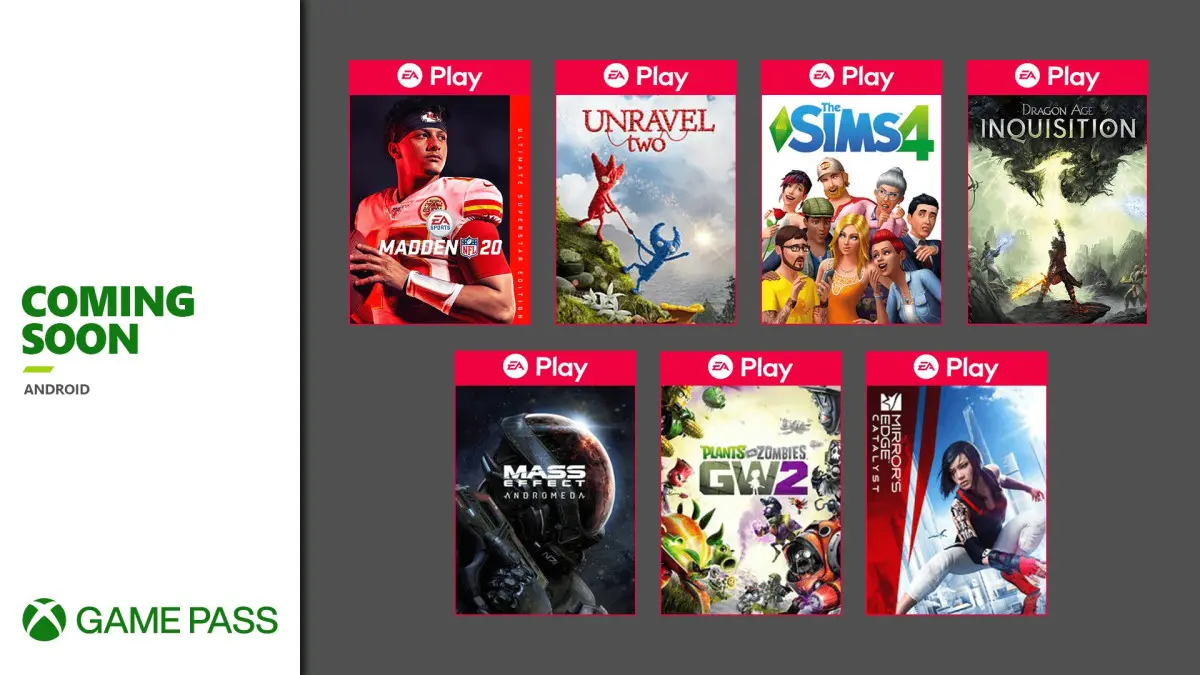 EA Play Xbox Game Pass Ultimate Android