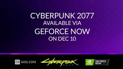 Cyberpunk 2077 pre-load now available, Geforce Now support announced
