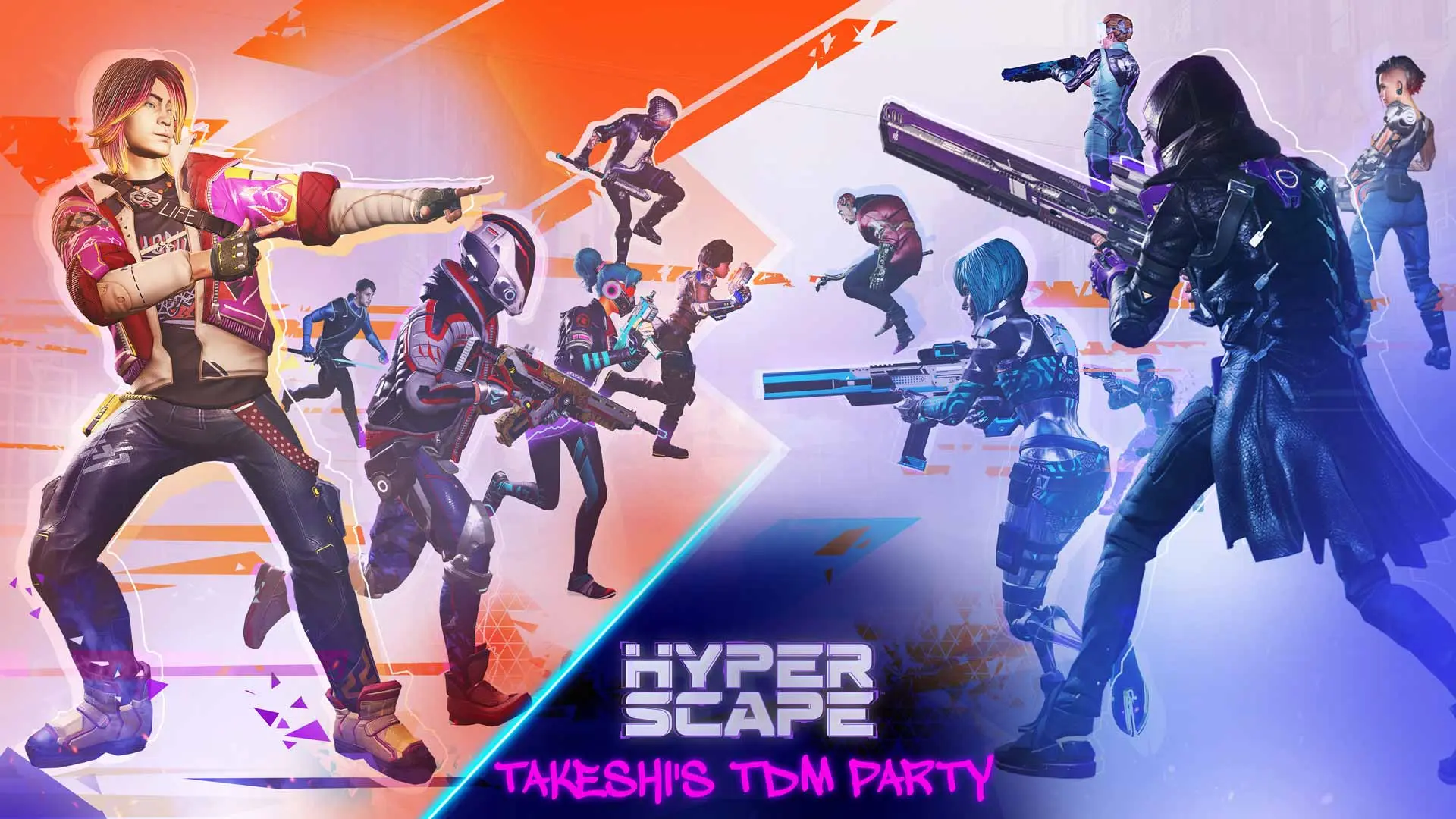 Hyper Scape Takeshi’s Team Deathmatch Party