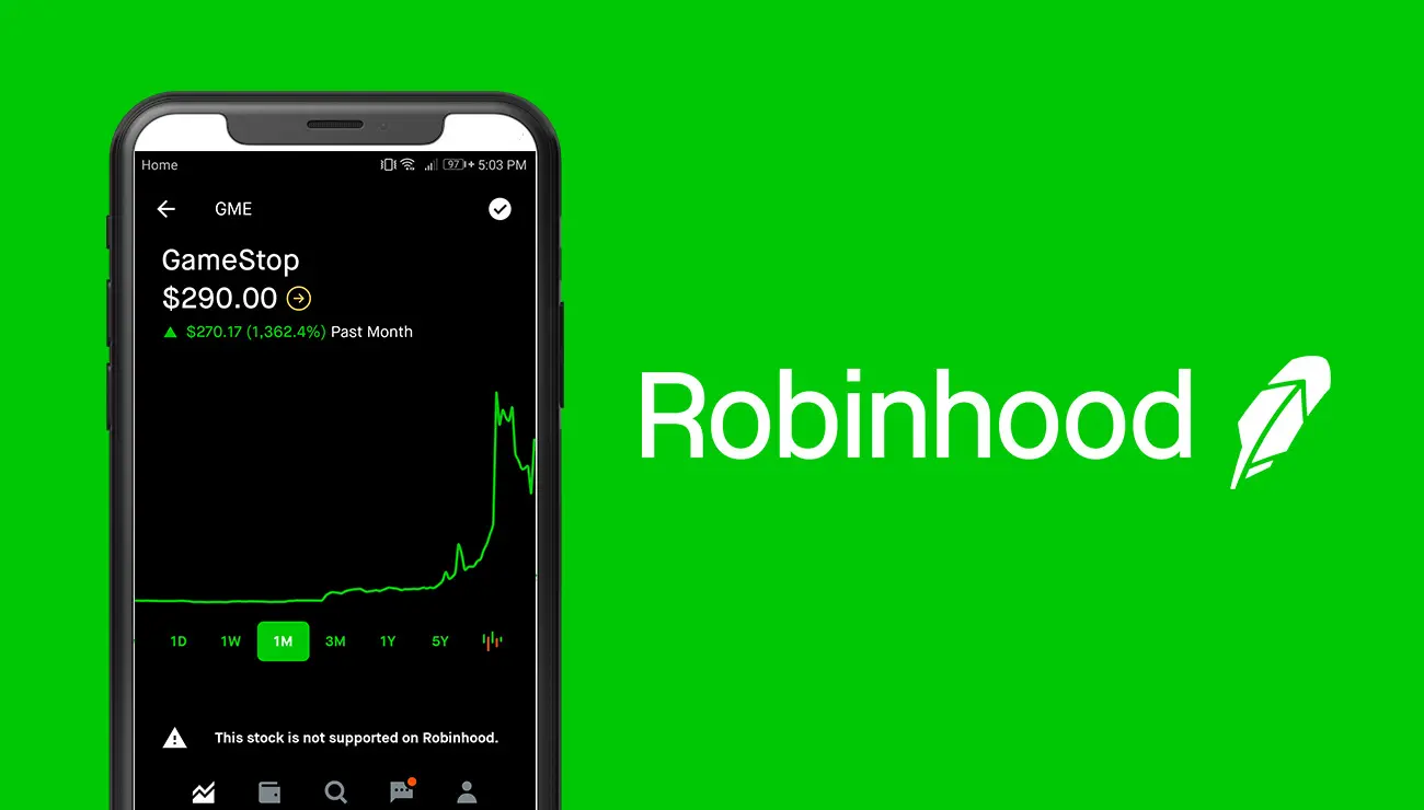 Robinhood app GameStop stock