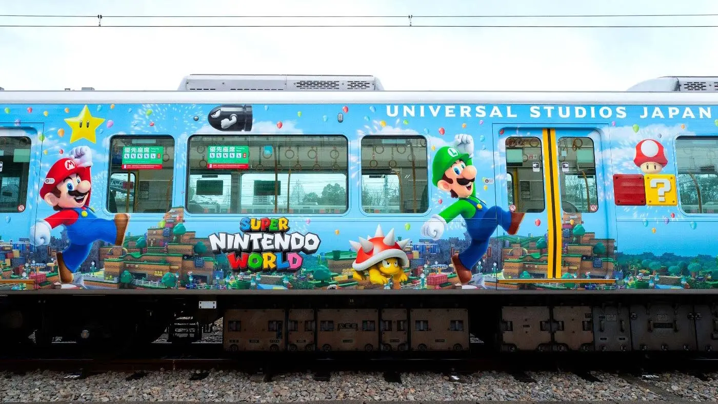 Super Nintendo World train Universal Studios Japan