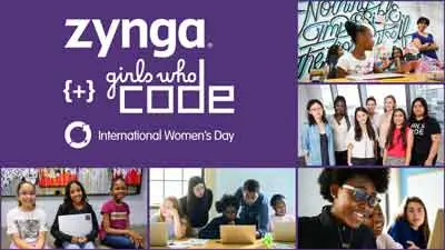 Zynga donates $100,000 to Girls Who Code on International Women’s Day