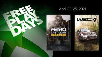 Xbox Free Play Days: Metro Last Light Redux and WRC 9