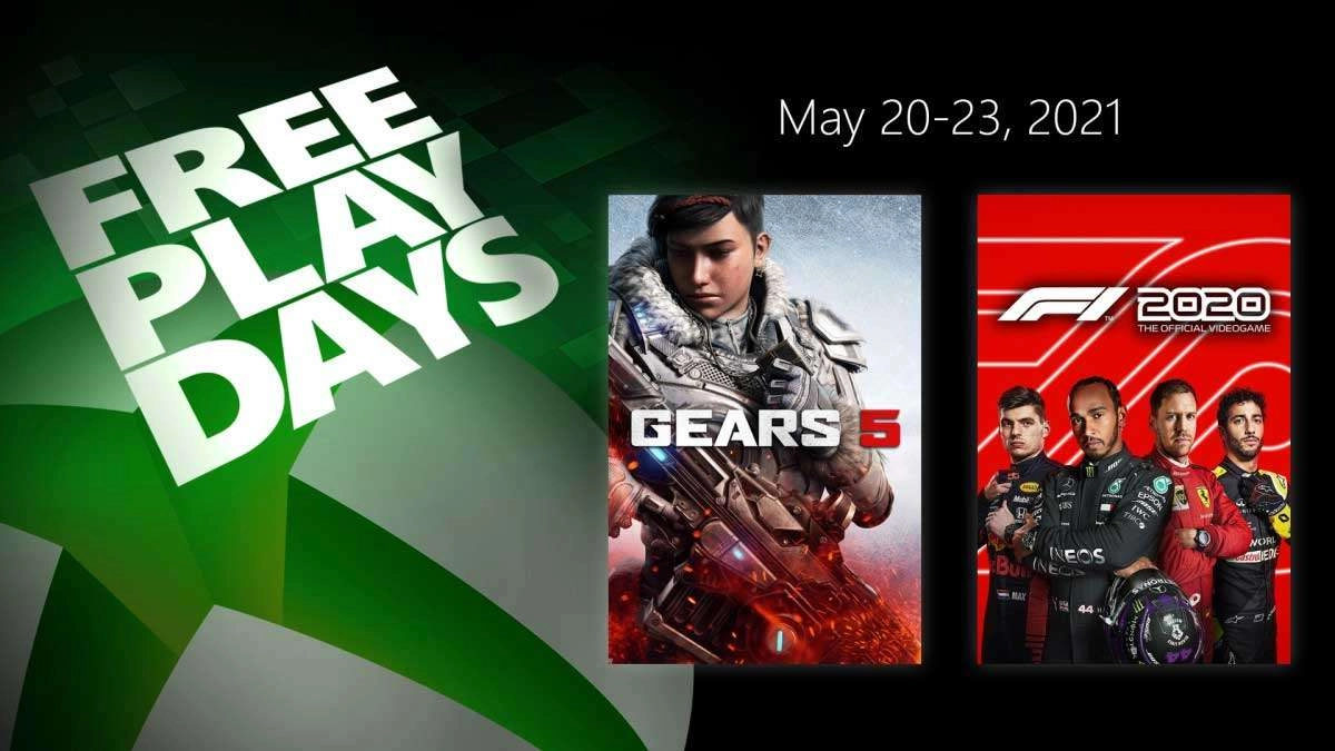 Xbox Free Play Days: Gears 5 and F1 2020