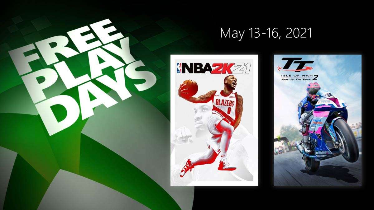 Xbox Free Play Days: NBA 2K21 and TT Isle of Man Ride on the Edge 2