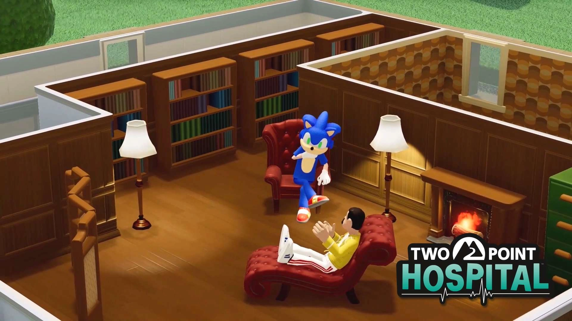 Two Point Hospital x Sonic Crossover Event