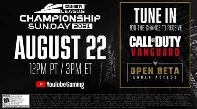 Win Call of Duty: Vanguard beta codes just for watching Call of Duty League