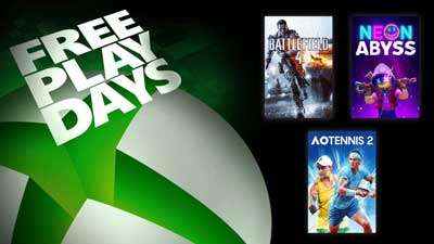 Xbox Free Play Days: Battlefield 4, Neon Abyss, AO Tennis 2