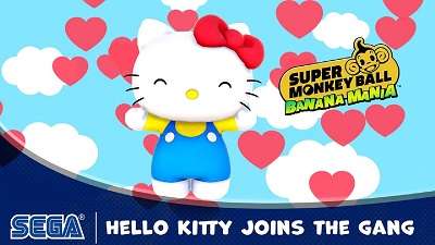 Hello Kitty is coming to Super Monkey Ball Banana Mania as DLC