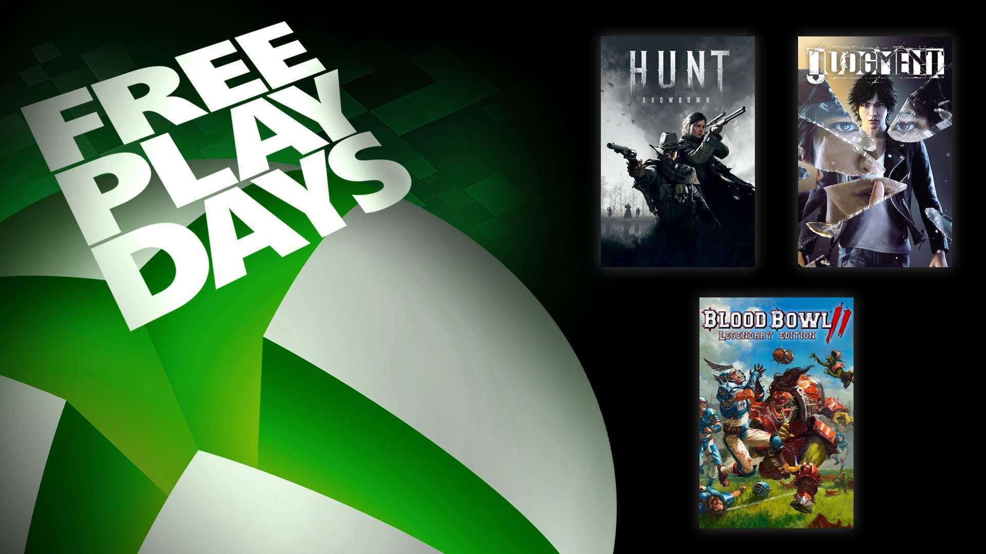 Xbox Free Play Days: Hunt Showdown, Judgment, and Blood Bowl 2