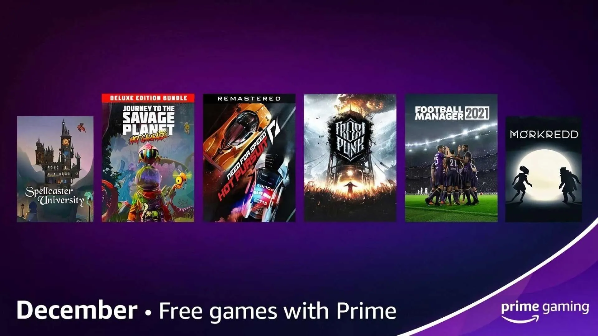 Free games Prime Gaming December
