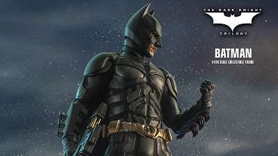 Pre-order the new Batman: The Dark Knight Trilogy 1:4 scale figure at Just Geek